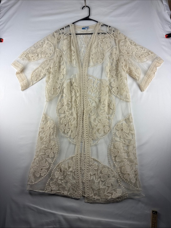 Rebellion Again Other - Rebellion Again Ivory Lace Cardigan Size S